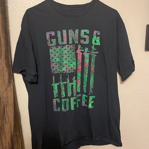 Guns and coffee tee GUC